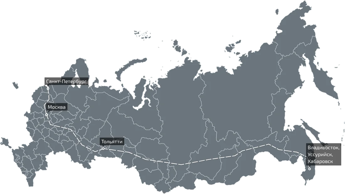 Маршруты по России